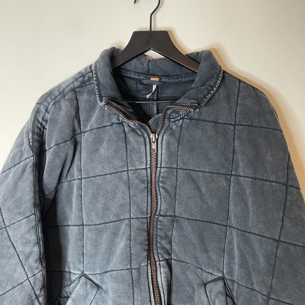 Free people dolman quilted jacket size small womens oversized - Picture 7 of 8